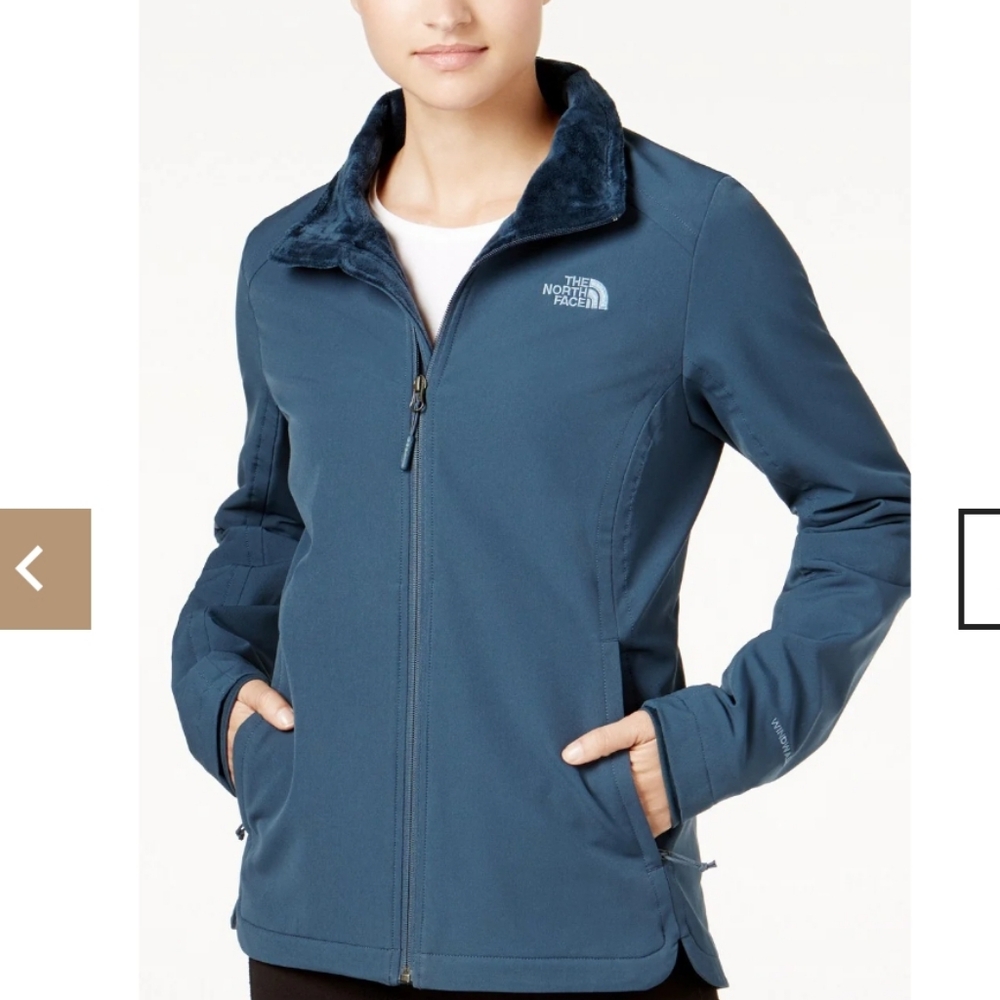 The North Face Blue Softshell Jacket Women’s XSP Fleece Lined - Picture 2 of 8